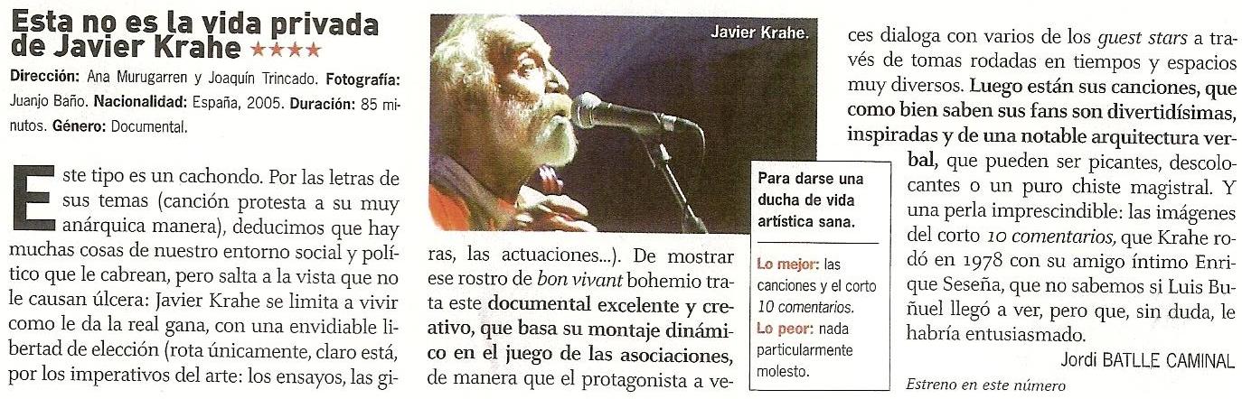 Cr&iacute;tica de Jordi Batlle Caminal